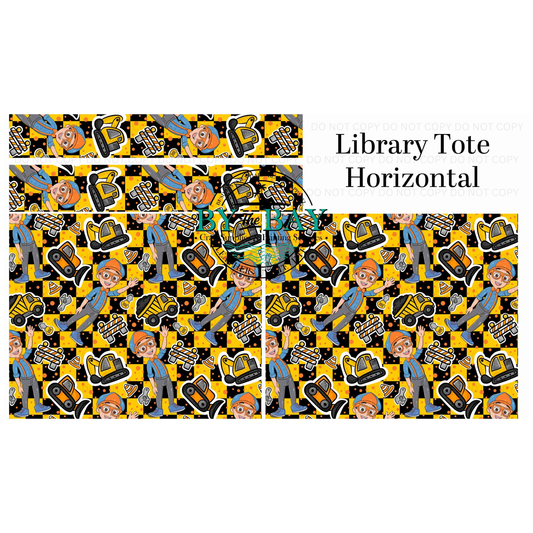 Blip Horizontal Library Tote