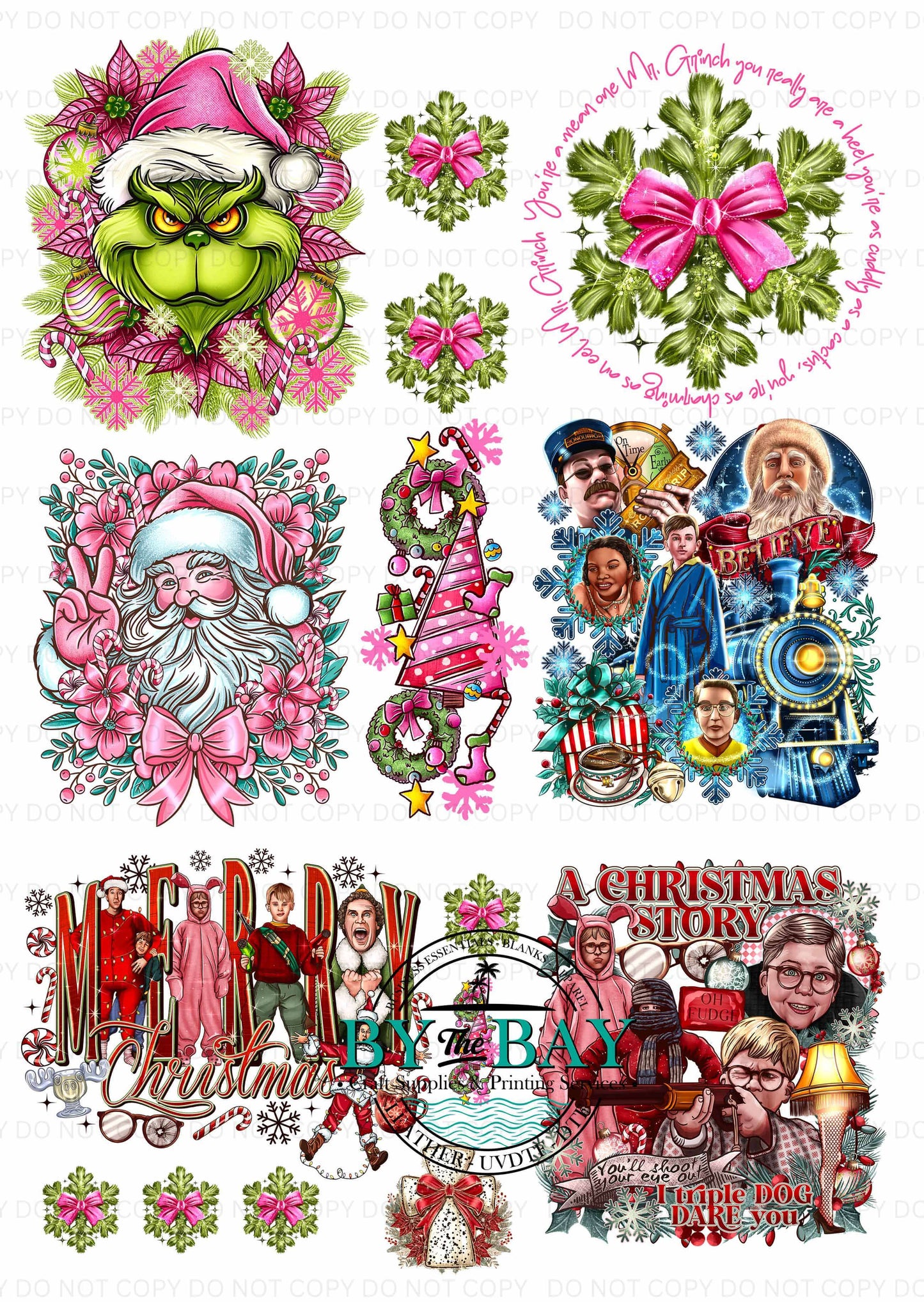 Christmas Decal Sheet A4001