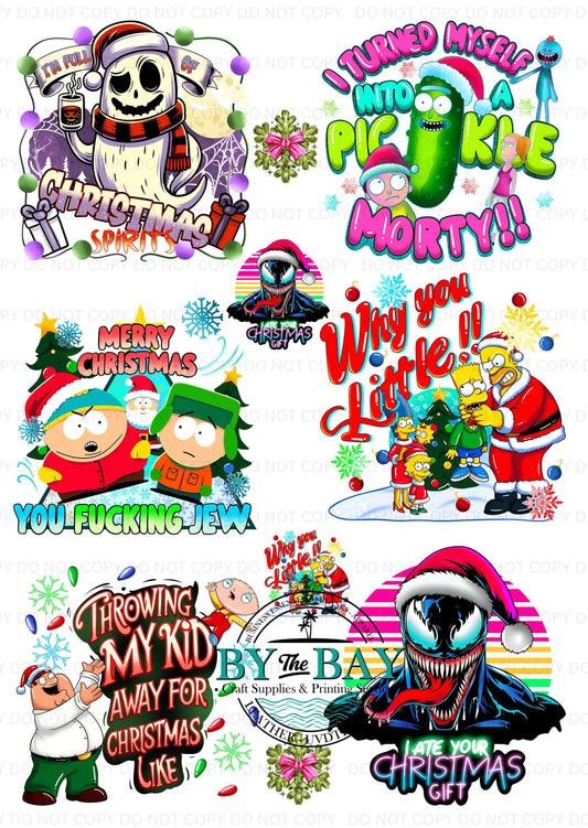 Christmas Decal Sheet A4002