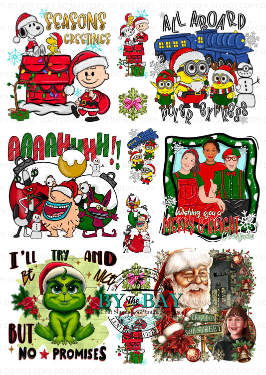 Christmas Decal Sheet A4003