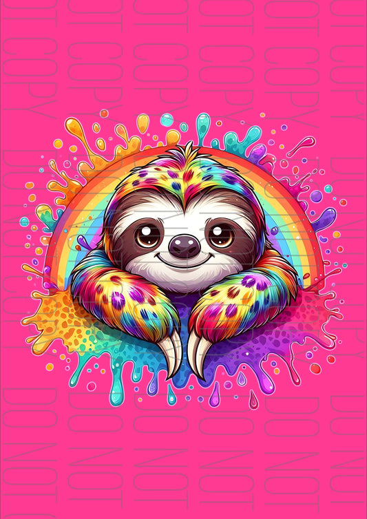 Hot pink Sloth (Various sizes)