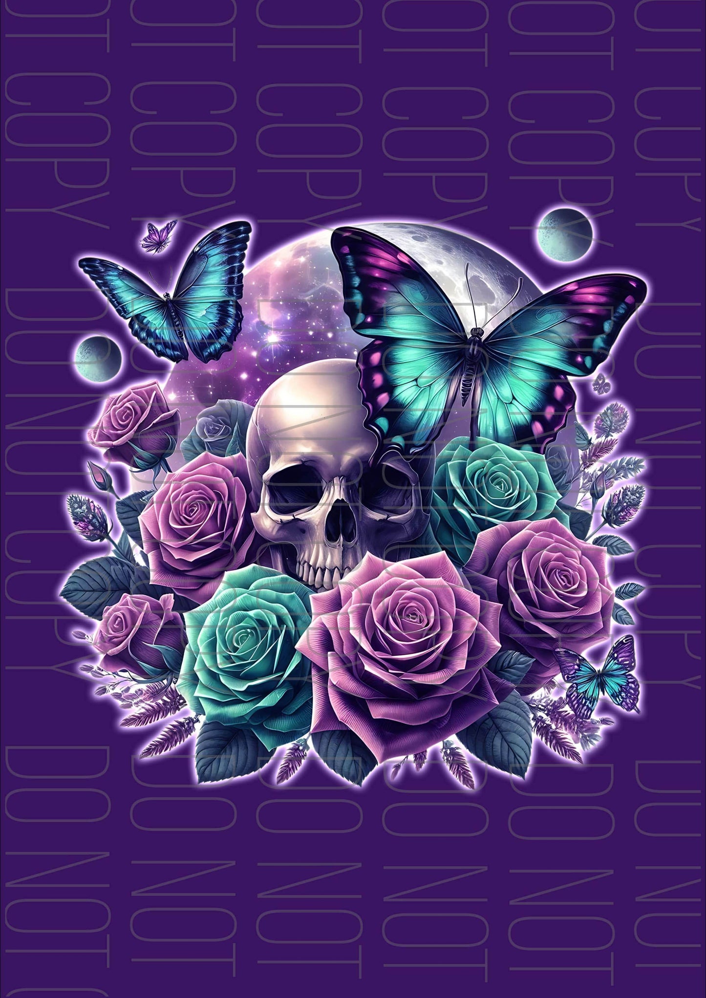 Skull Purple (Various sizes)