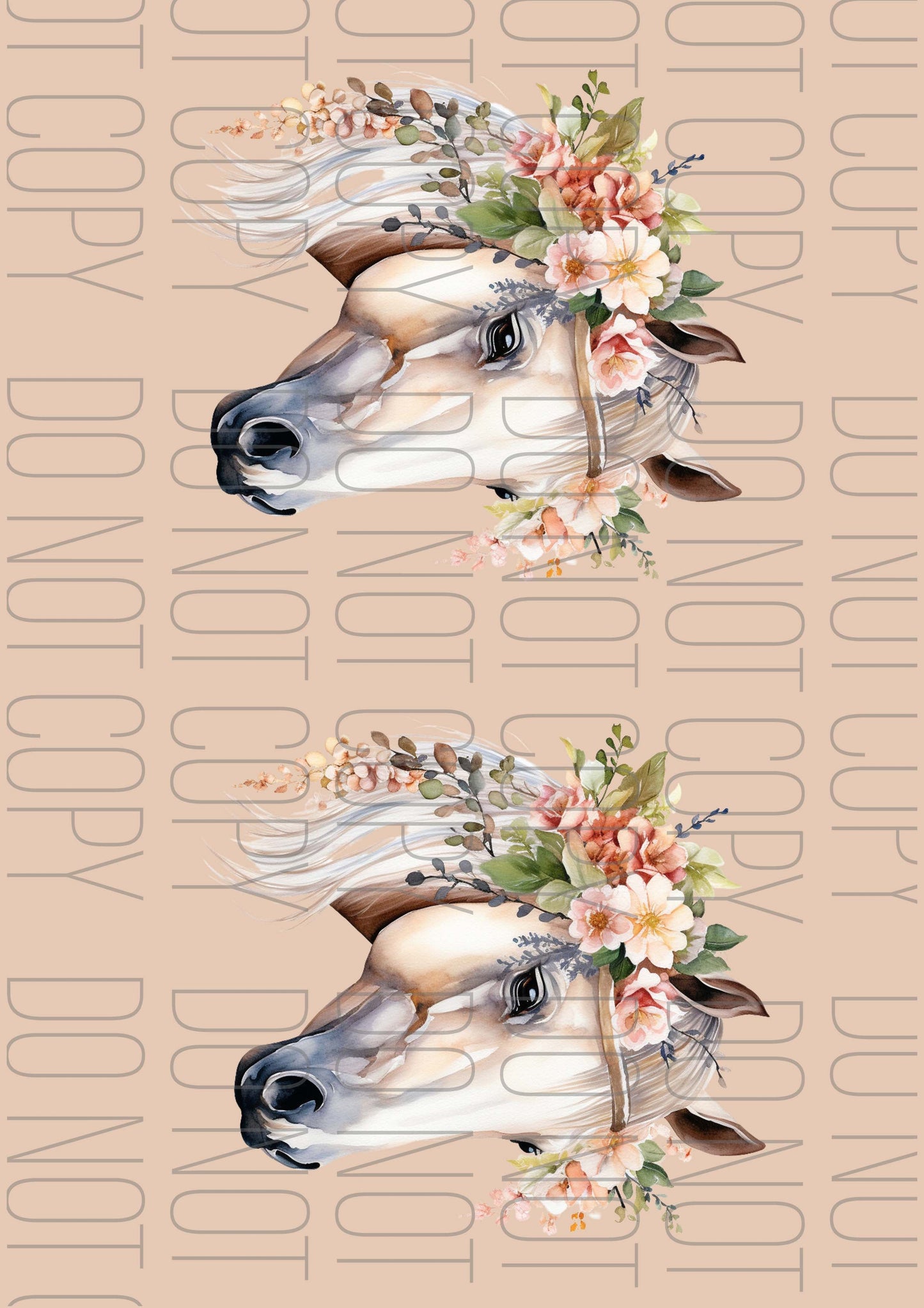 Boho Horse Horizontal (Various sizes)