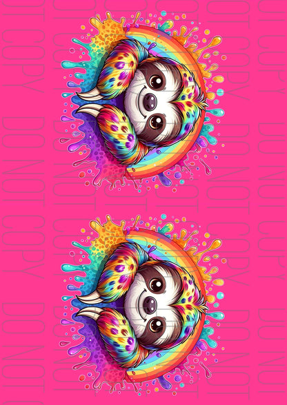 Hot pink Sloth (Various sizes)