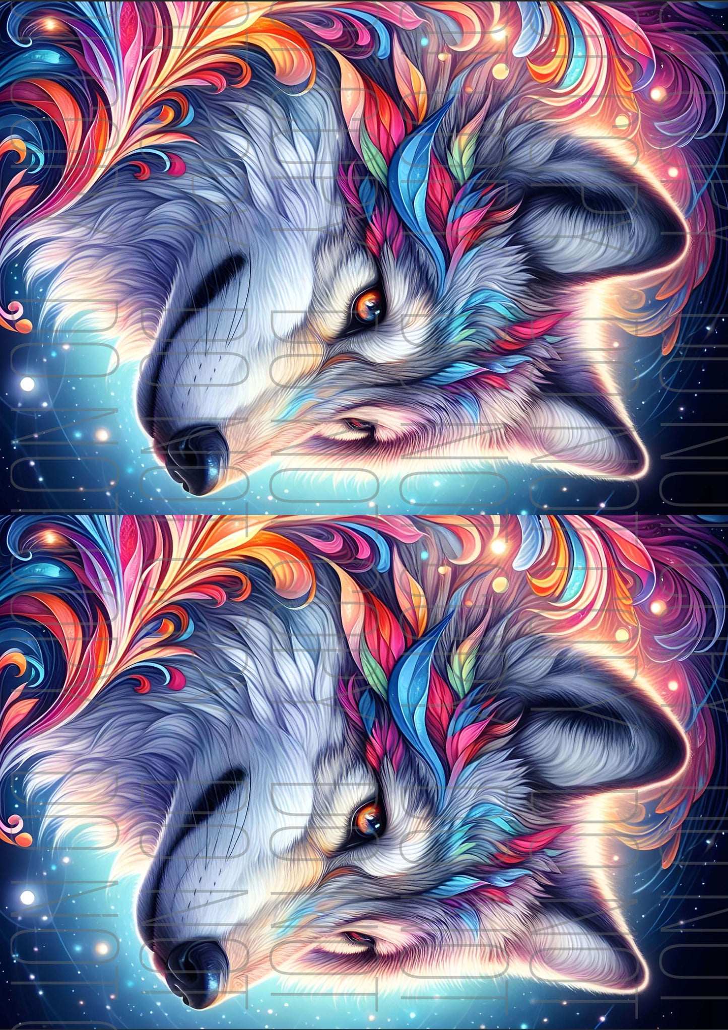 Mystical Wolf (Various sizes)