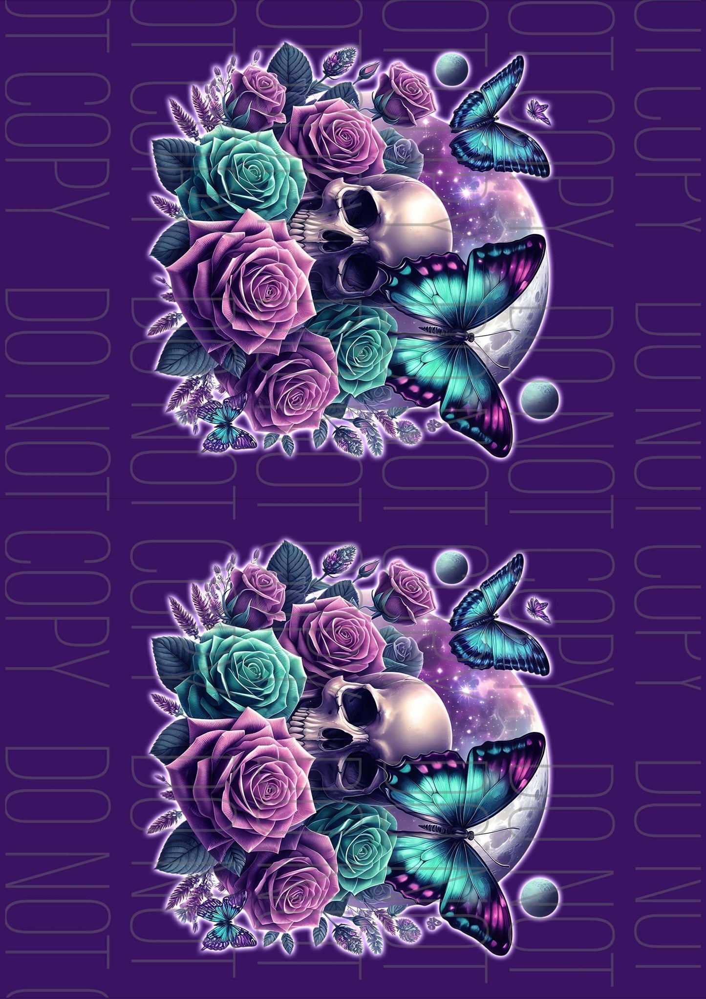 Skull Purple (Various sizes)