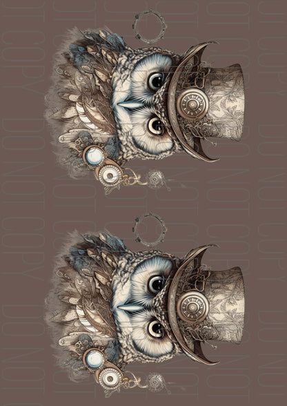 Steampunk Owl (Various sizes)