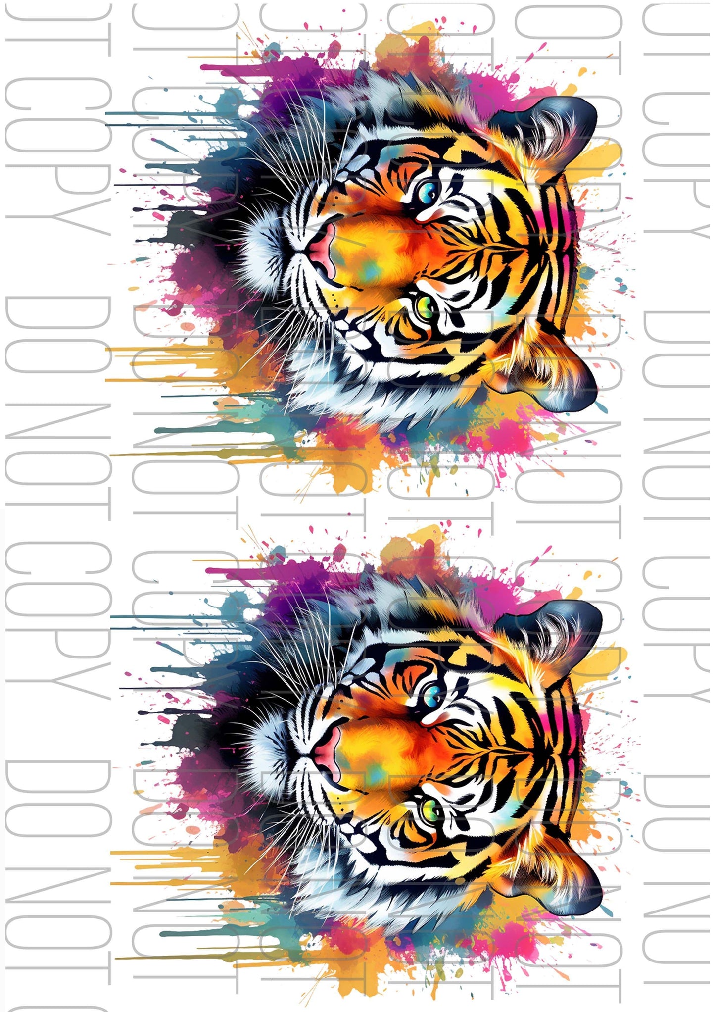 Watercolour Tiger (Various sizes)