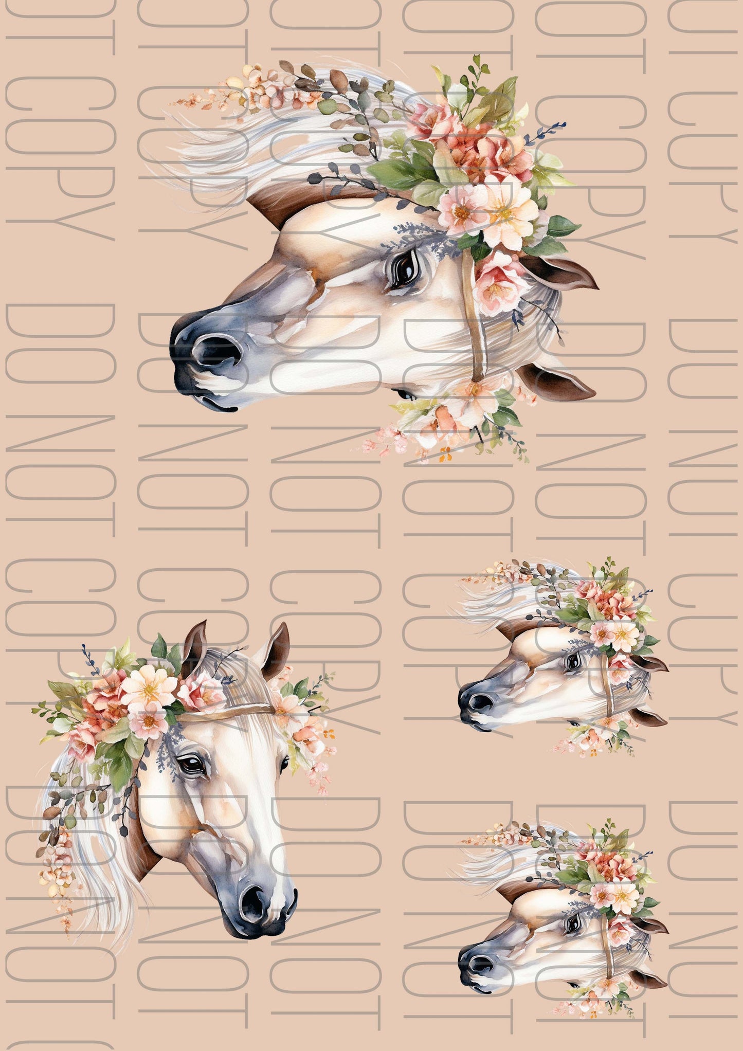 Boho Horse (Various sizes)