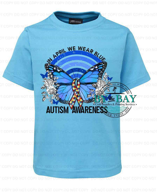 Butterfly Autism Awareness tee