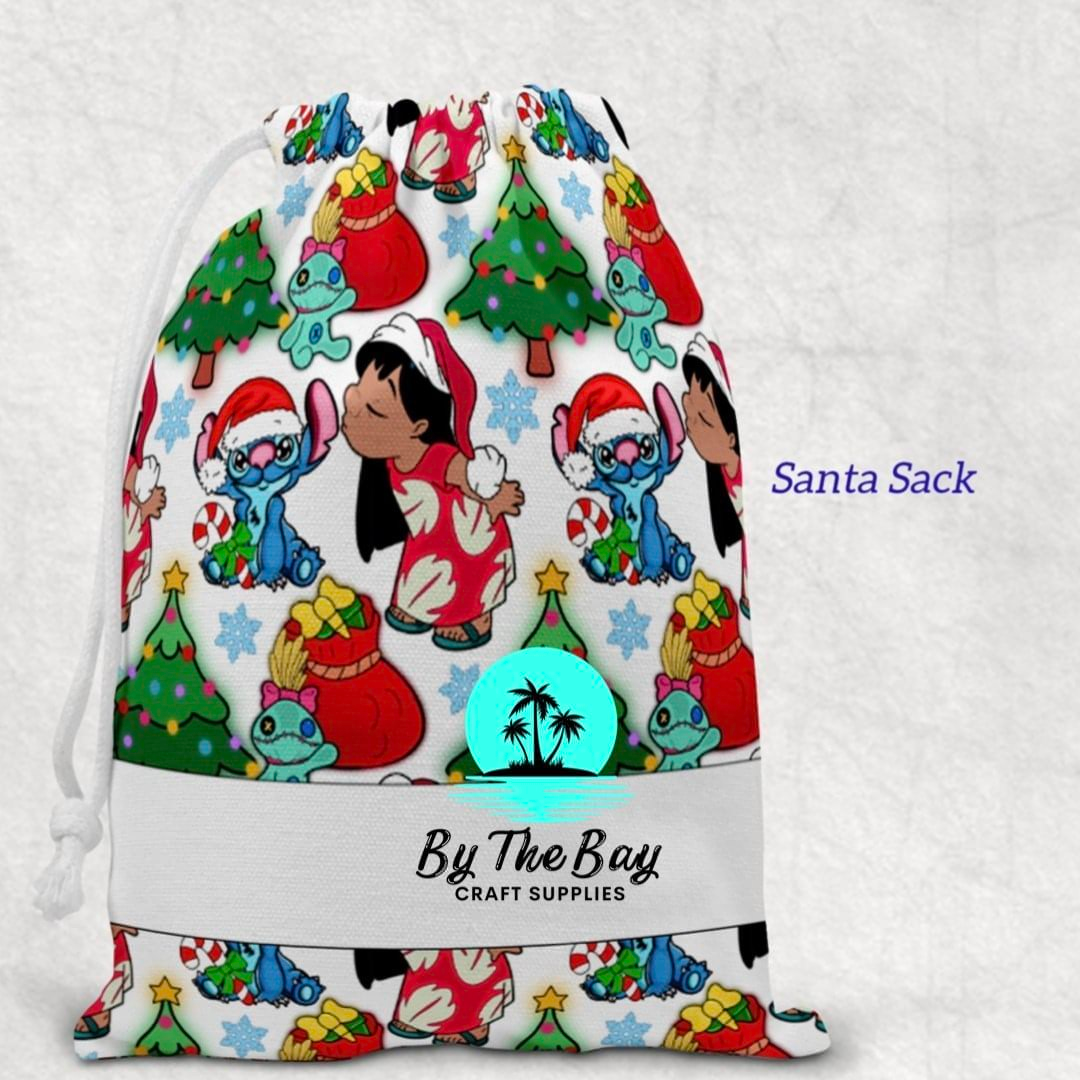 Blue Guy Santa Sack