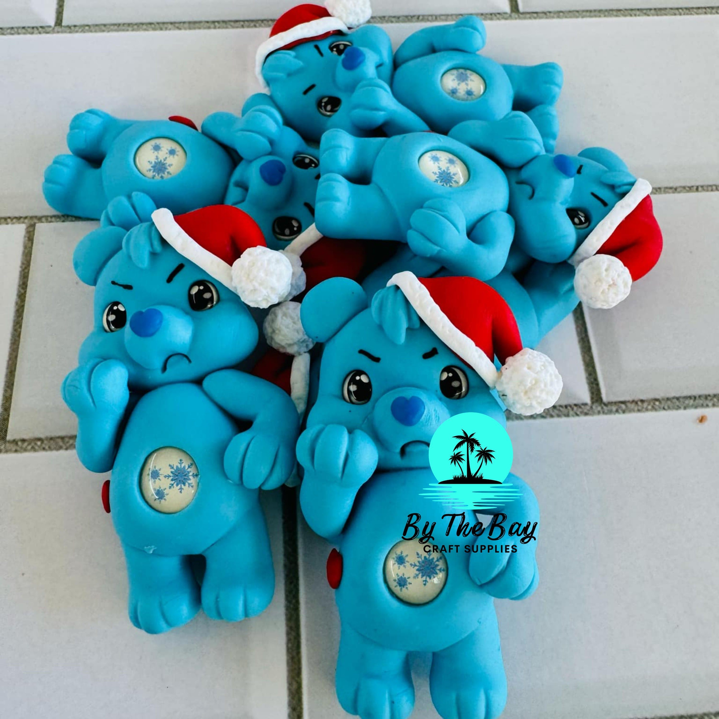 Blue Christmas Bear