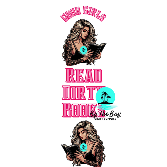 Good Girls - Dirty Books Bookmark Decal