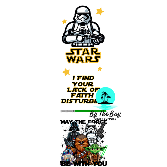 I find your lack of faith disturbing Bookmark Decal