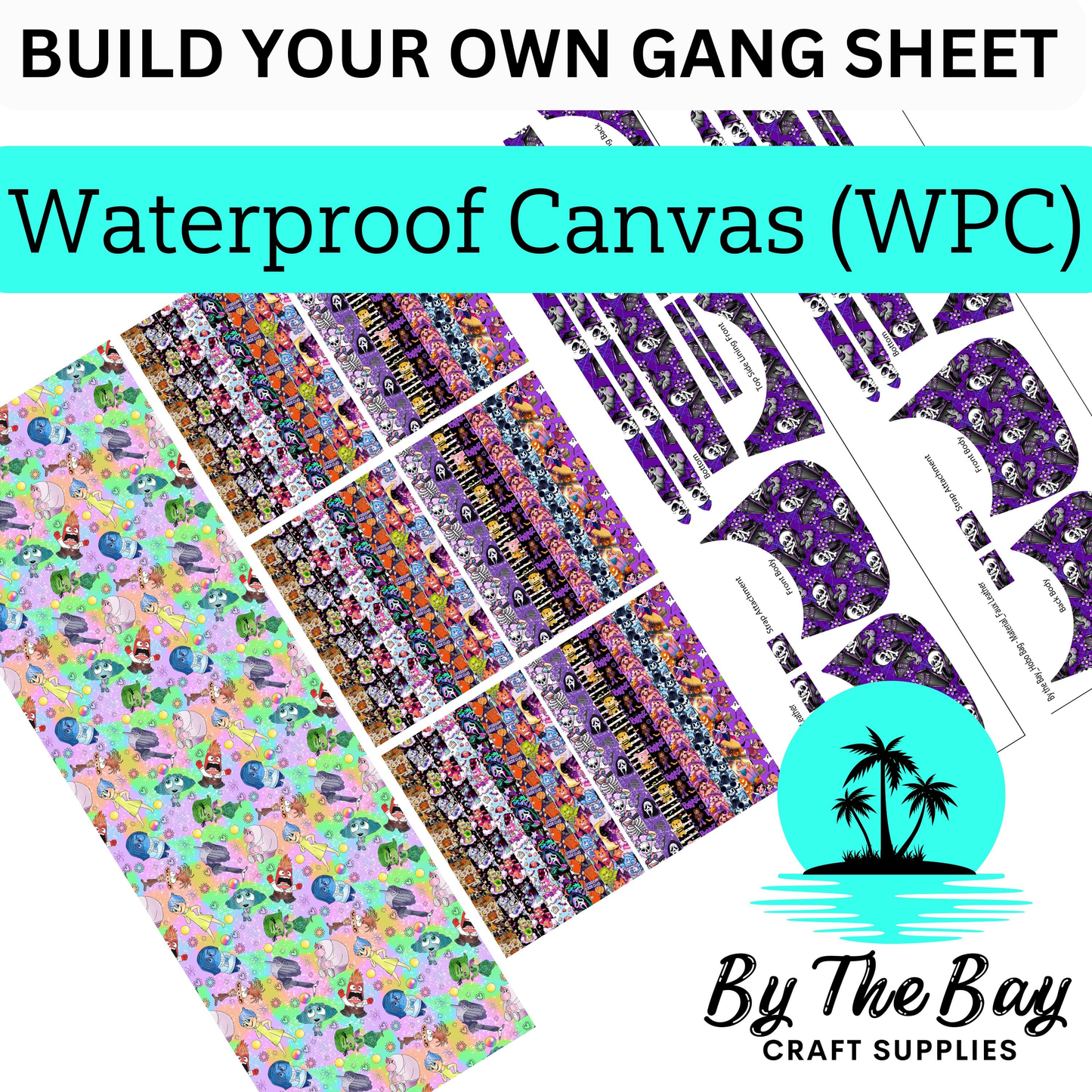 Waterproof Canvas Fabric - Build your own gang sheet