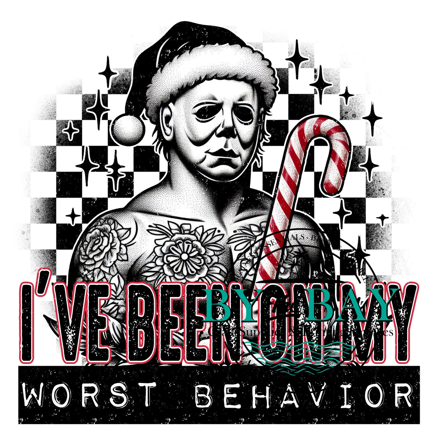 Halloween Worst Behavior UVDTF Decal