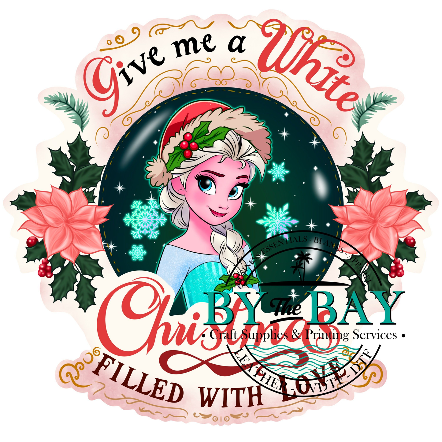 Ice princess Christmas UVDTF Decal