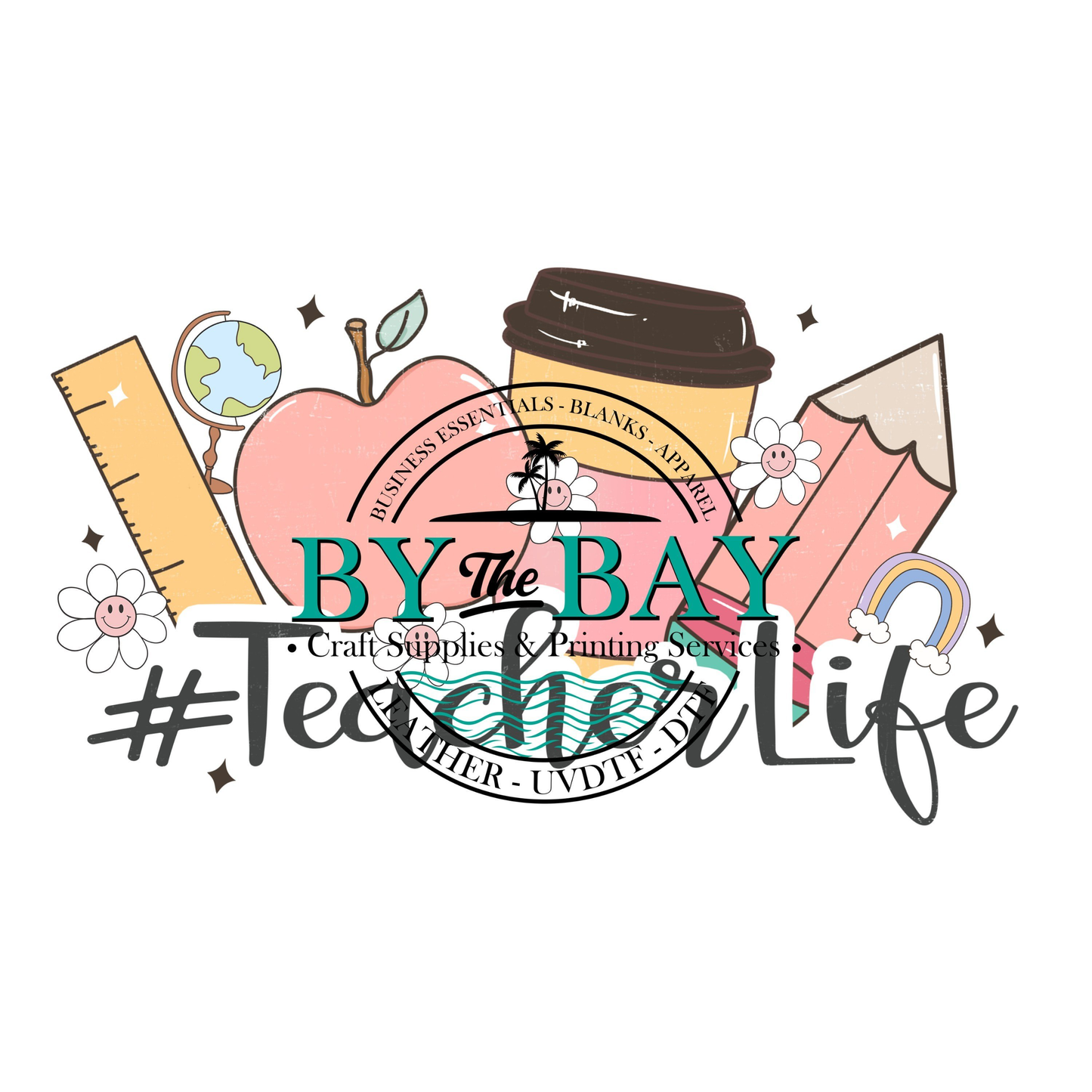 Teacher life UVDTF Decal