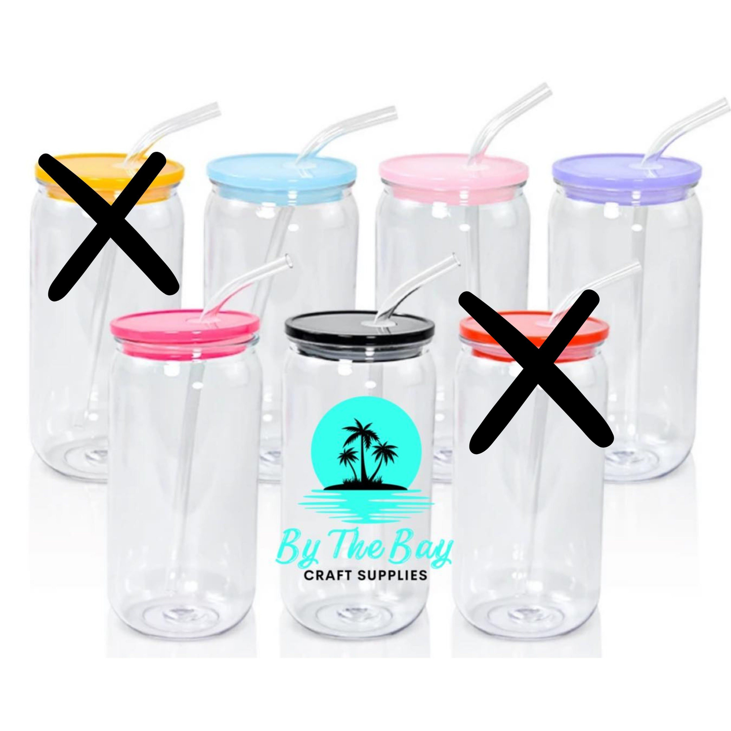 Plastic BPA FREE - Clear with Coloured Lid Libby's