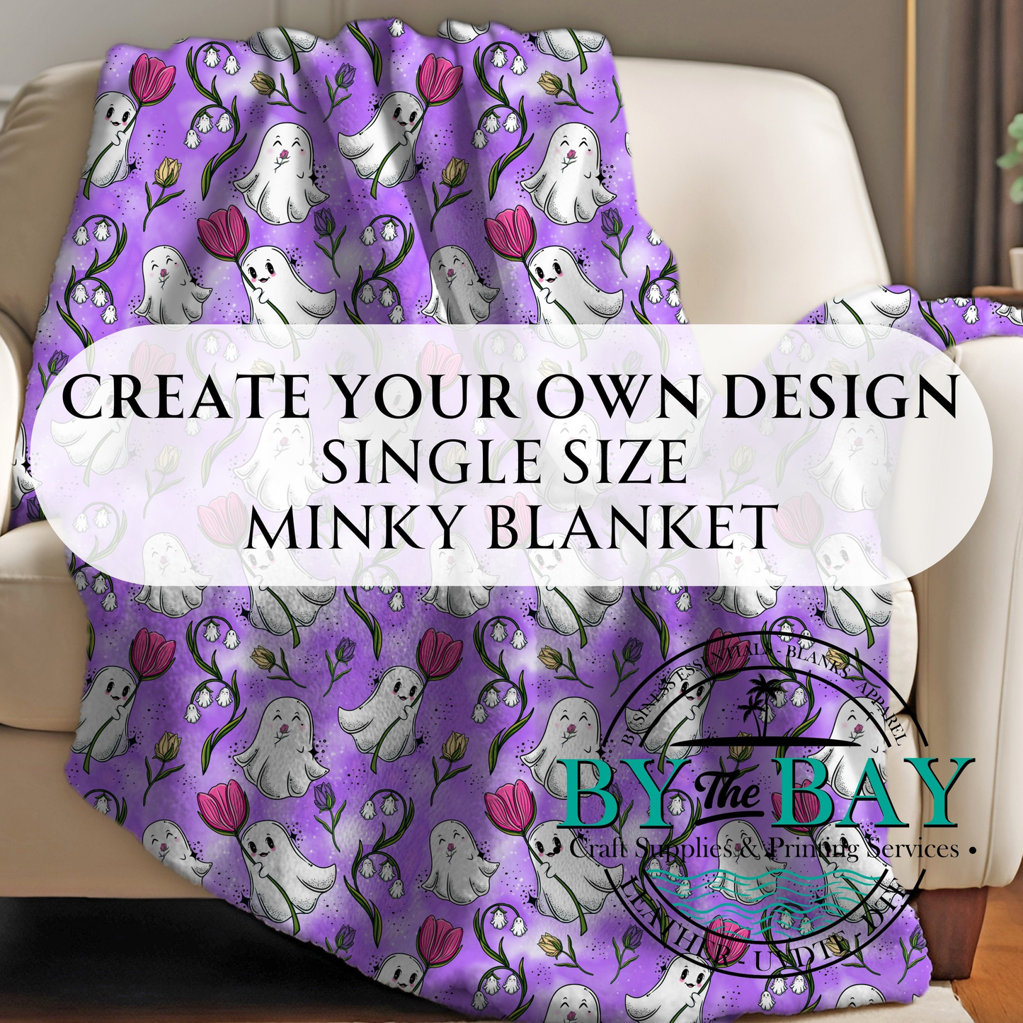 Custom Single size Minky Blanket