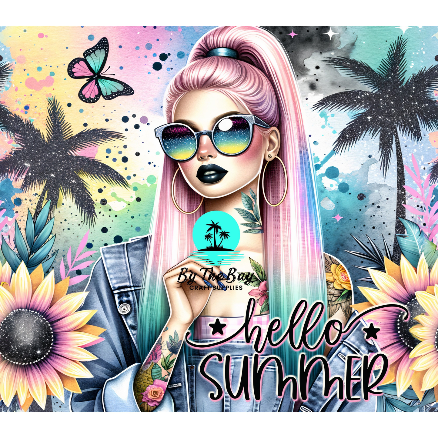 Hello Summer Pastel Sub Print