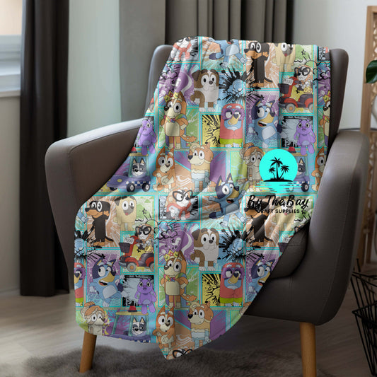 Dog Comic Blanket