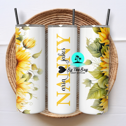 "Title Print" Floral 20oz Tumbler SUB PRINT