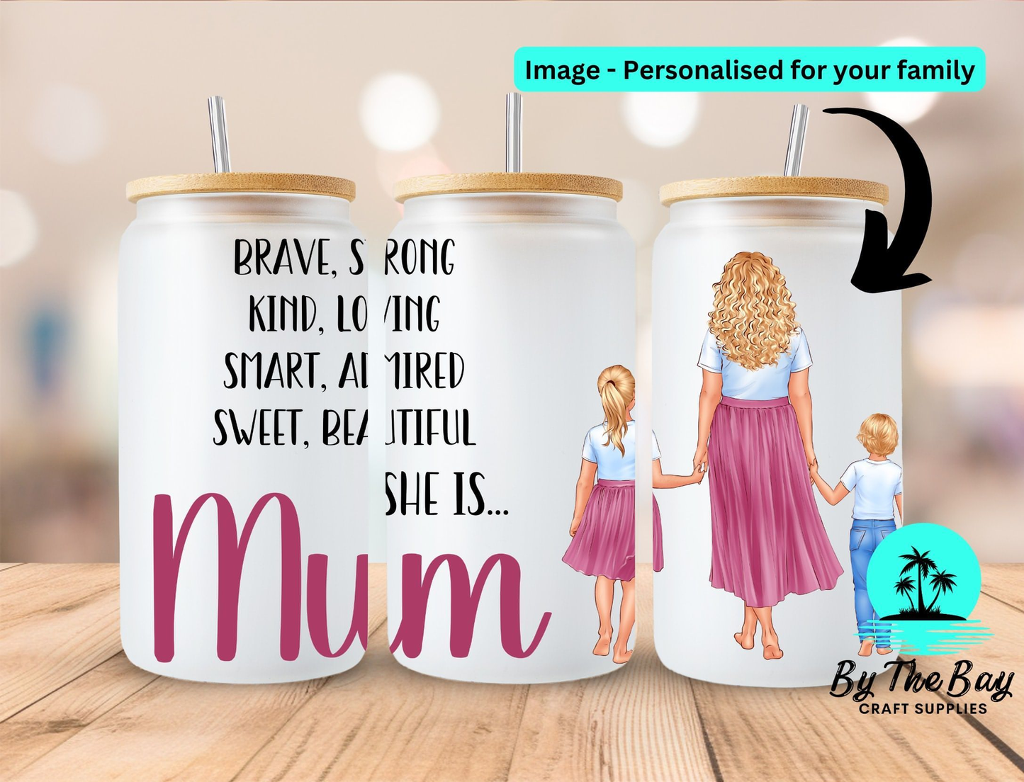 Personalised Family UV Wrap