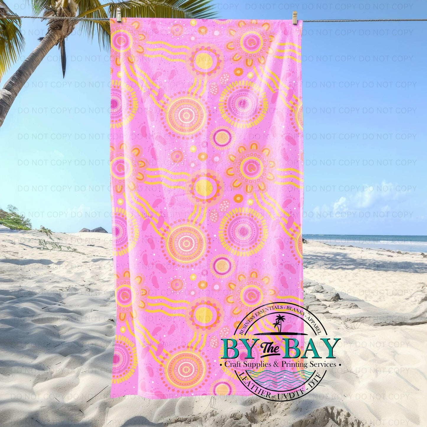 Childhood Pink Beach Towel