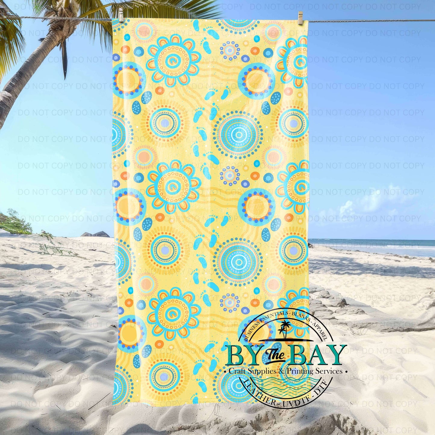 Childhood Yellow Beach Towel