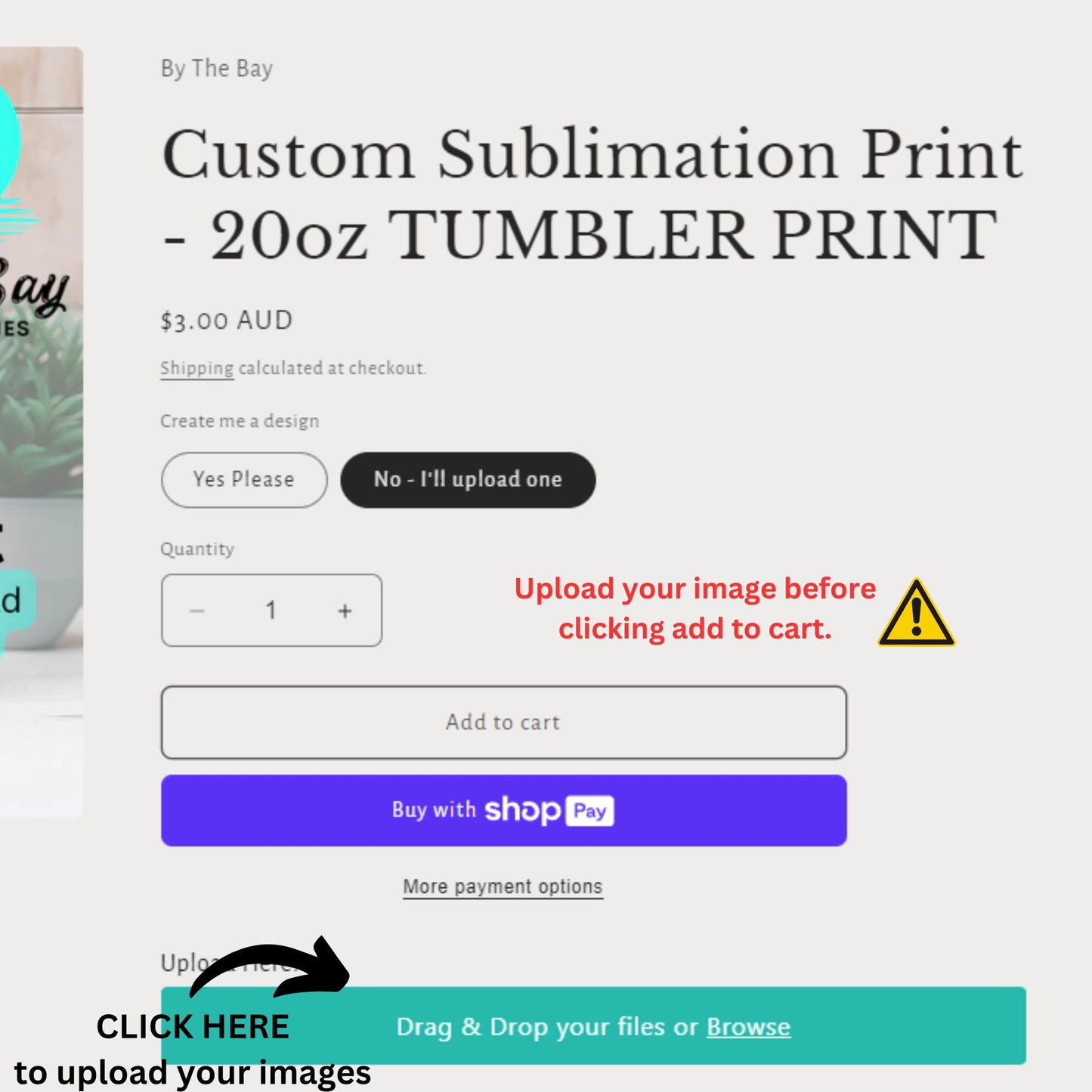 Custom Sublimation Print - 12oz MUG PRINT