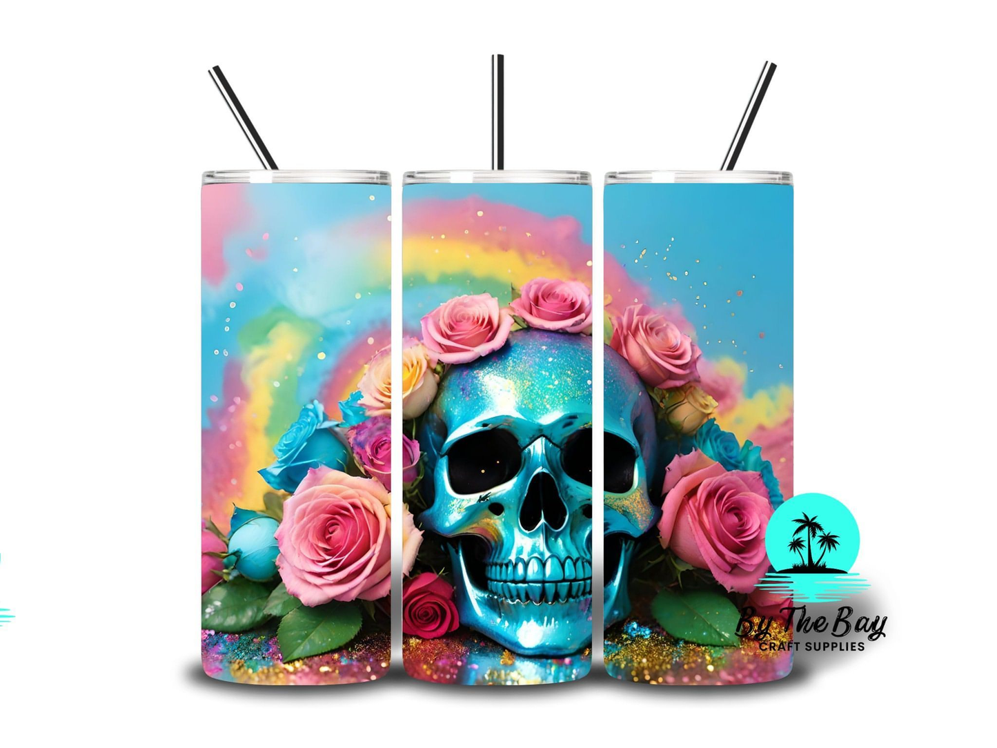 Rainbow Skull 20oz SUB Print