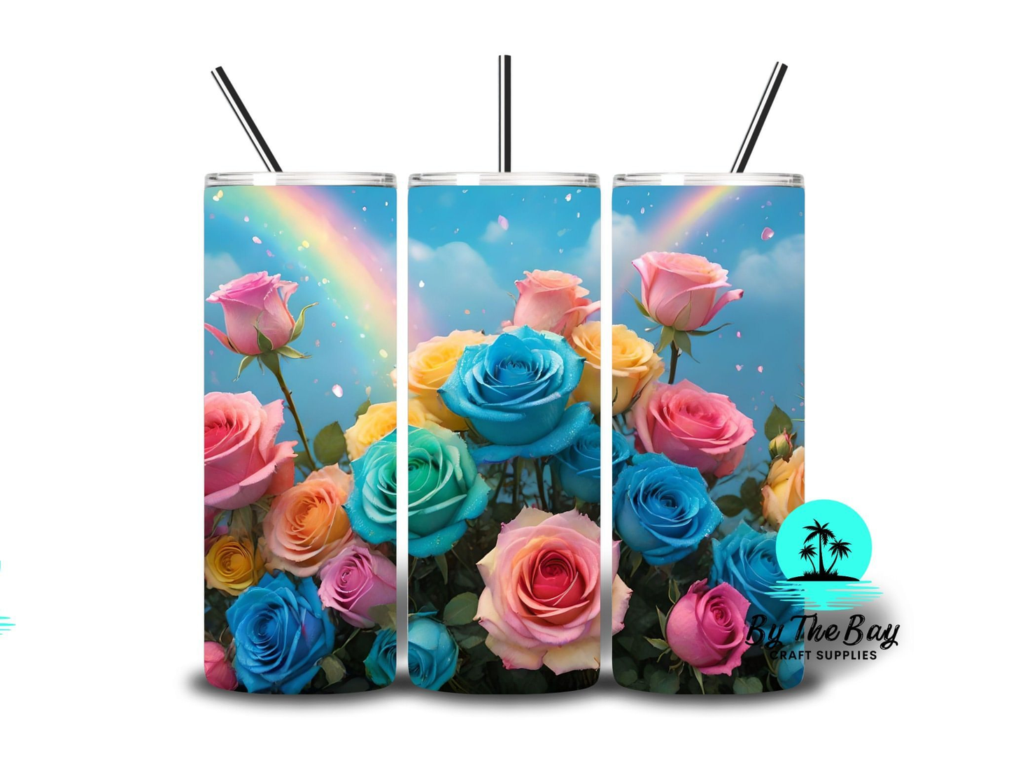 Rainbow Roses 20oz SUB Print