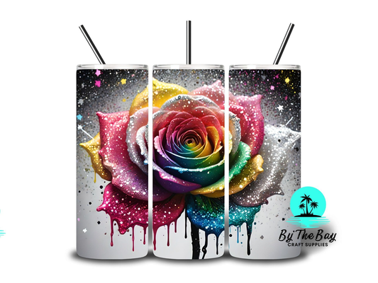 Rainbow Rose 20oz SUB Print