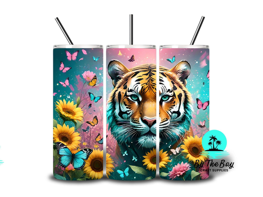 Tiger & Flowers 20oz SUB Print