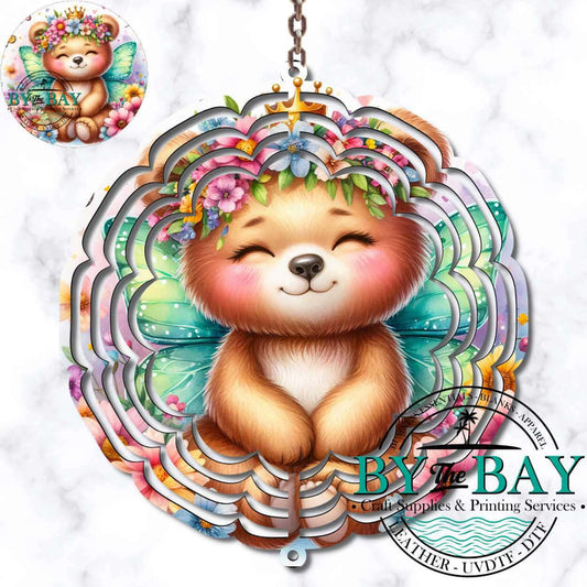 Cute Bear Wind Spinner Sublimation Print