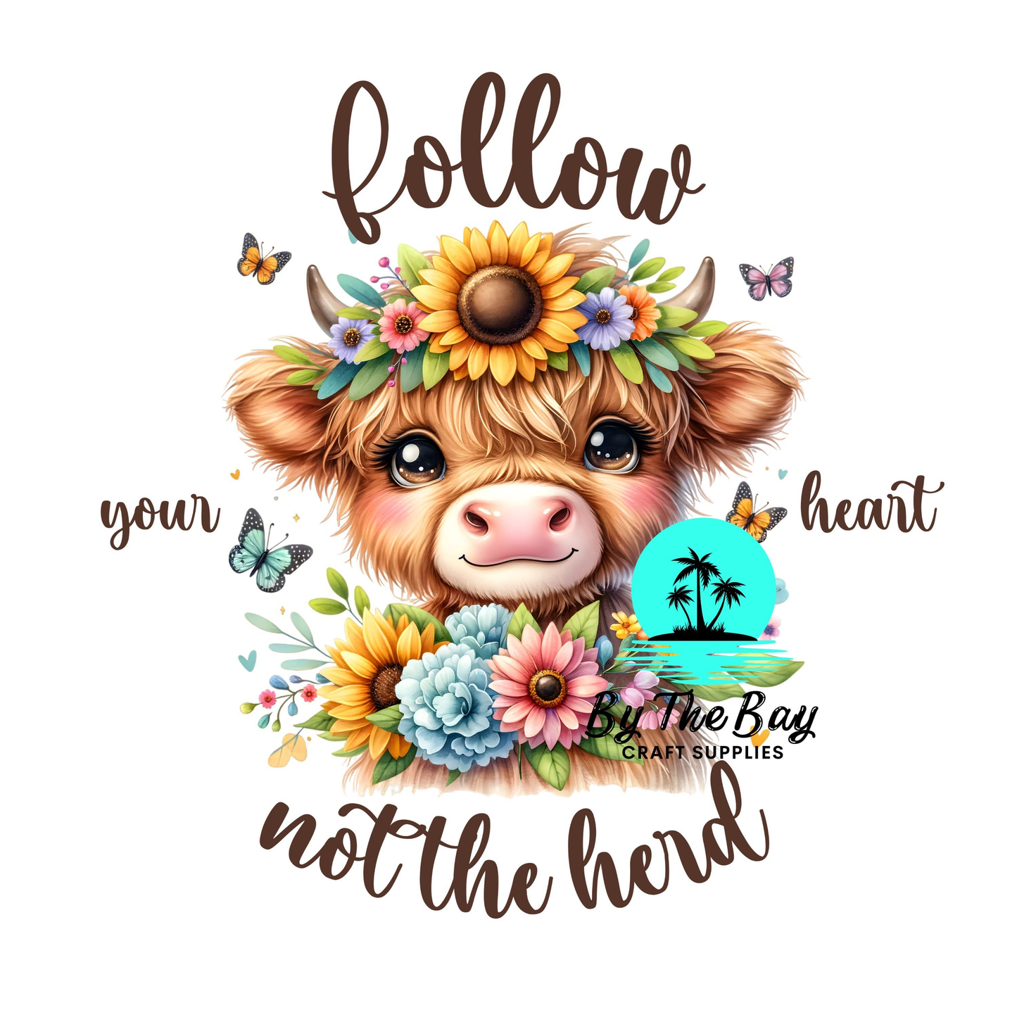 Follow your heart, not the herd Decal