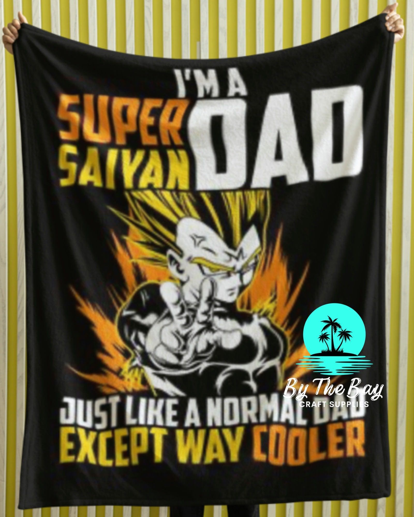 Super Dad Polar Fleece throw blanket