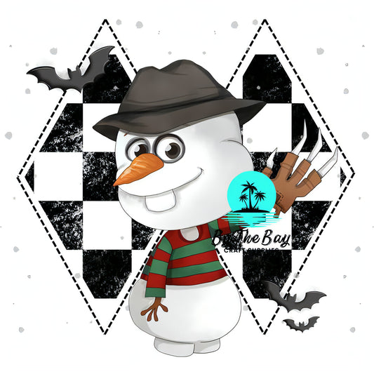 Freddy Snowman Halloween UVDTF