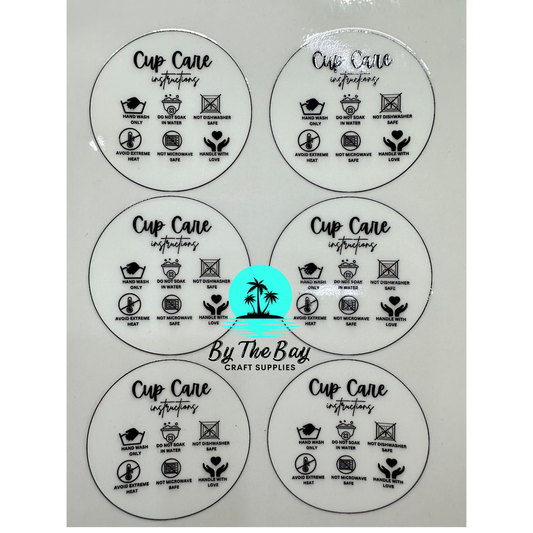 Cup Care Labels