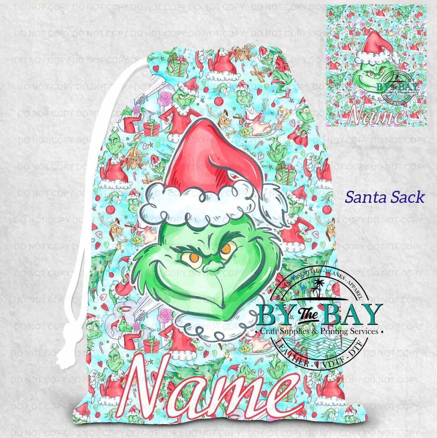 Grinch Santa Sack 2