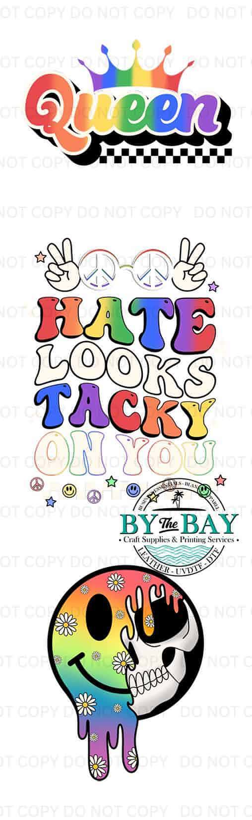 Hate looks tacky Bookmark