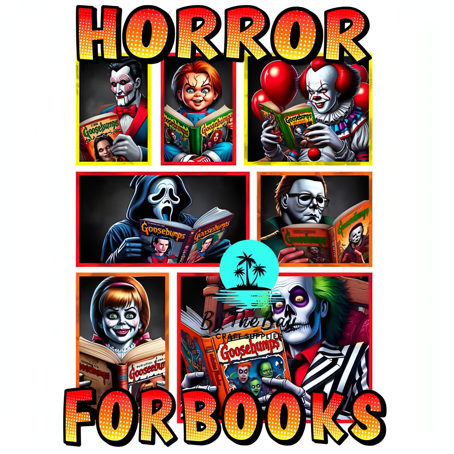 Horror For books Halloween UVDTF