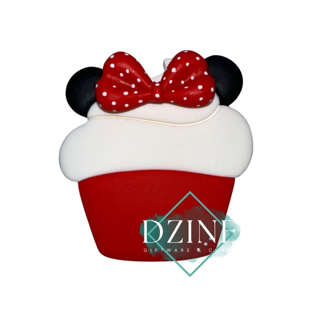 Miss Mouse ears cupcake (6cm)