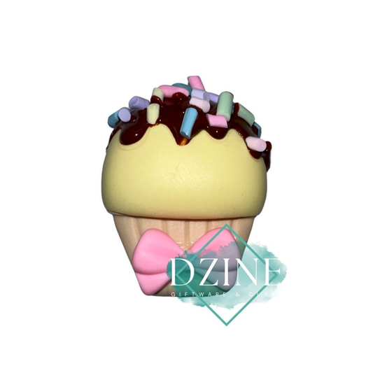 Small cupcake yellow (4cm)