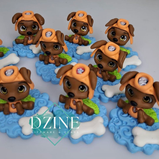 Orangehat patrol cake topper(5-6cm)