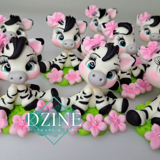 Zebra cake topper (5-6cm)