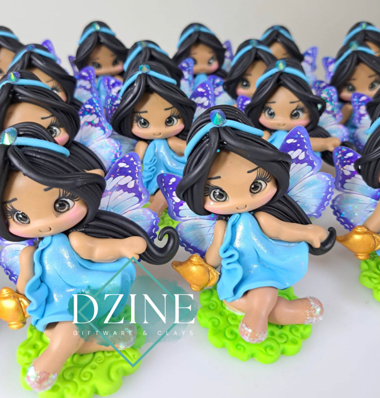 Genie princess fairy cake topper (9cm)