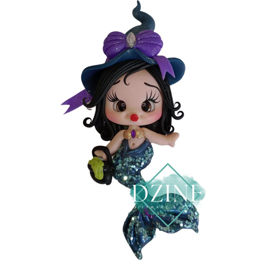 Cute Mermaid Witch