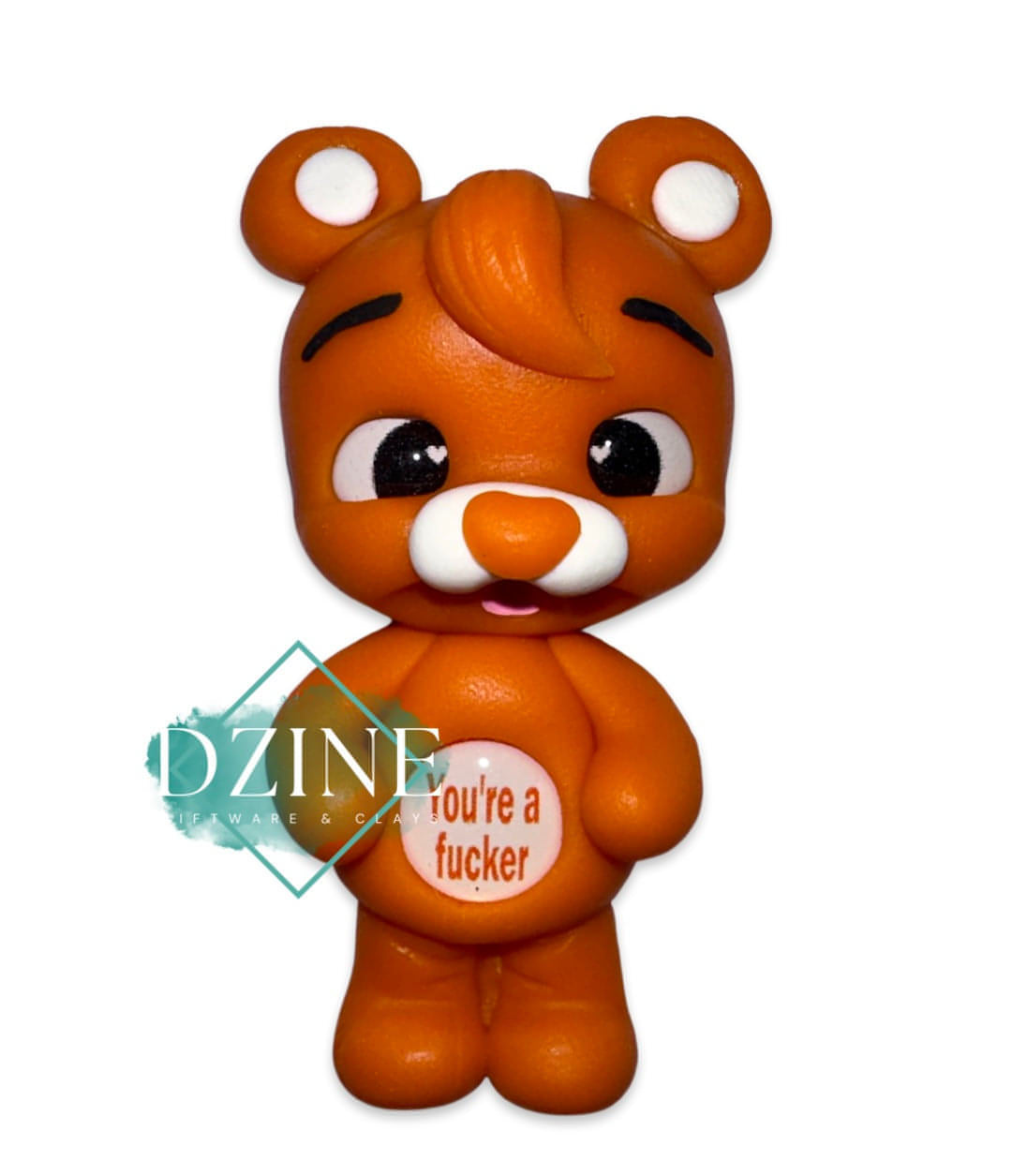 Swear bear Orange *YOU'RE A F**KER*